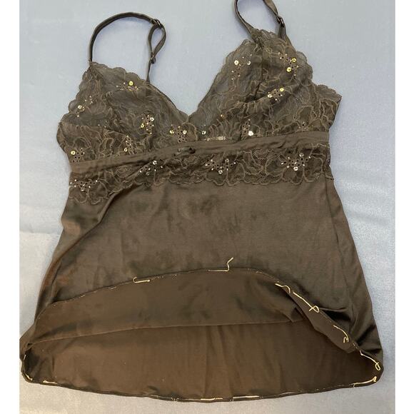 Victorias Secret Embellished Black Lace Camisole Small Pre-owned - Picture 8 of 8